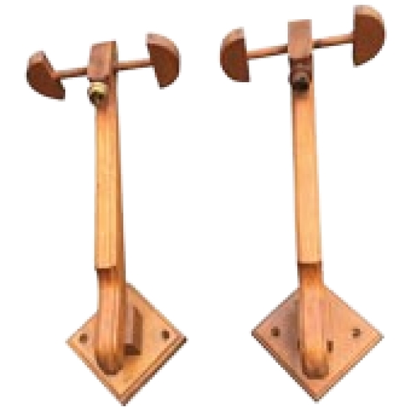 MOD 11913 Guillerme et Chambron, paire d'appliques en chêne